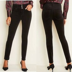 Ann Taylor High Rise Skinny Velvet Jeans Pants SZ 6